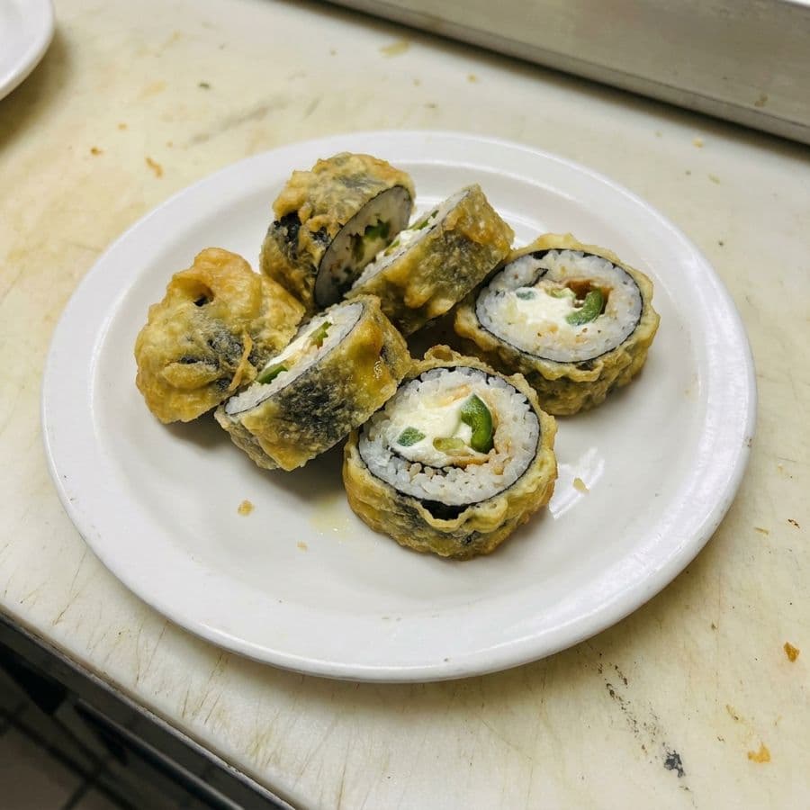 Jalapeno Cream Cheese Tempura Roll