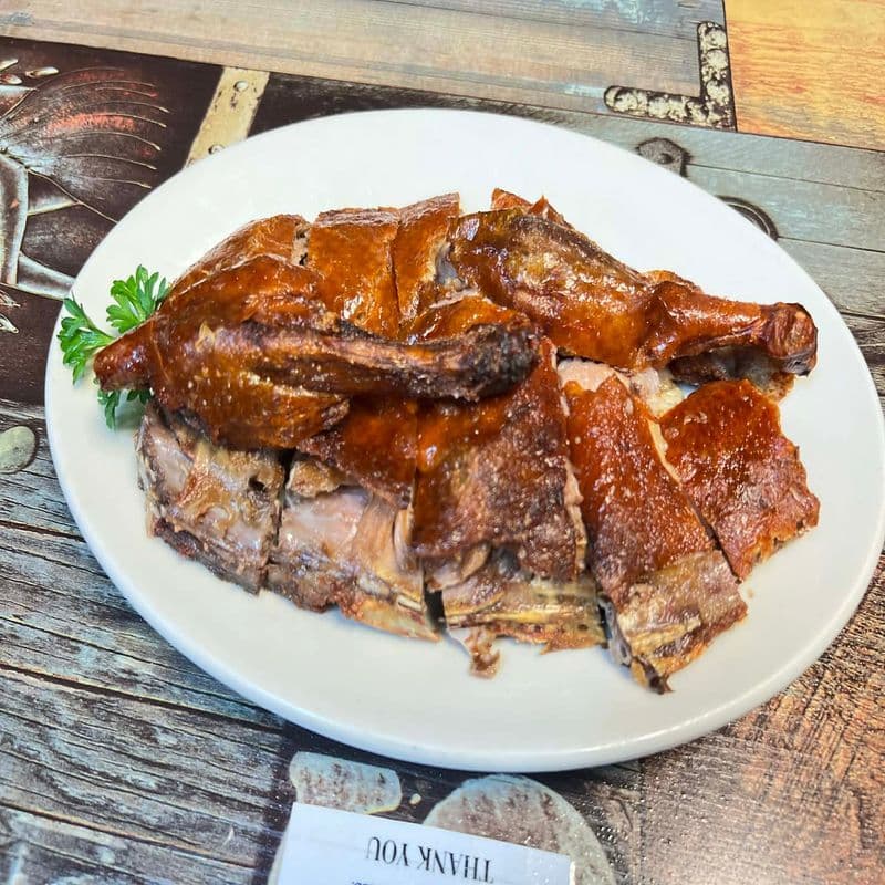 Roasted Duck Bone In Half
